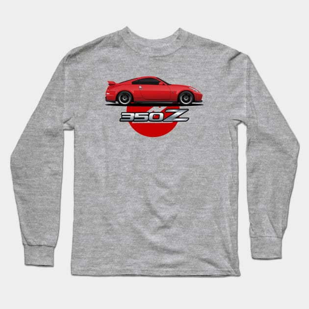 350Z Long Sleeve T-Shirt by AutomotiveArt